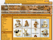 Tablet Screenshot of myteddys.de
